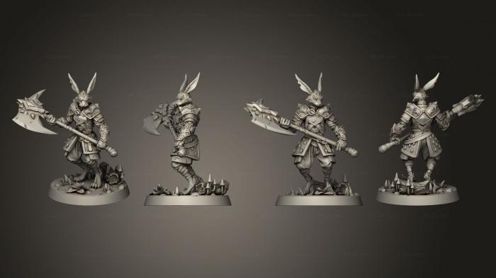 Military figurines (Rabbit Bear Hunter, STKW_11193) 3D models for cnc
