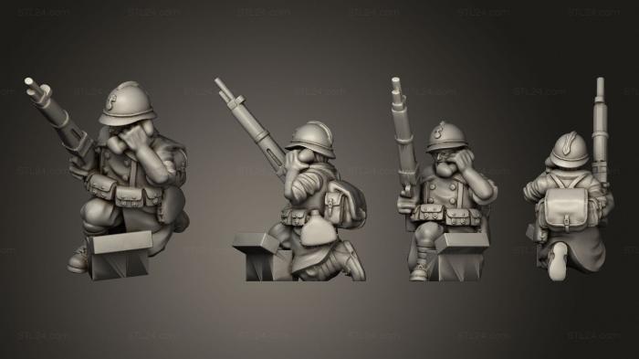 Military figurines (RADIO OPERATOR 02, STKW_11203) 3D models for cnc
