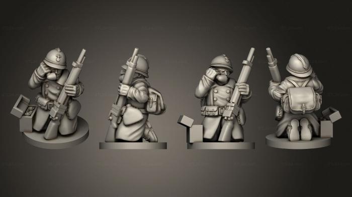 Military figurines (RADIO OPERATOR 03, STKW_11204) 3D models for cnc