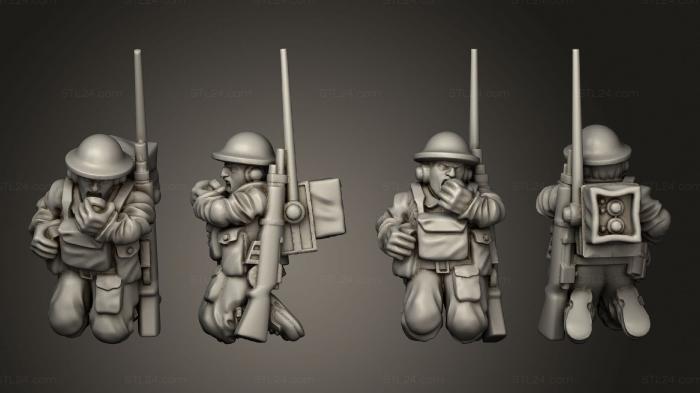 Military figurines (RADIO OPERATOR 09, STKW_11210) 3D models for cnc
