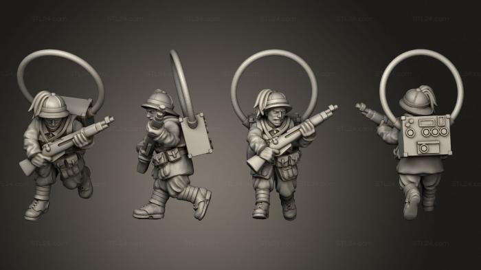 Military figurines (RADIO OPERATOR 12, STKW_11213) 3D models for cnc