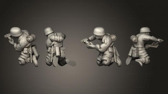Military figurines (Raketen werfer 03, STKW_11219) 3D models for cnc