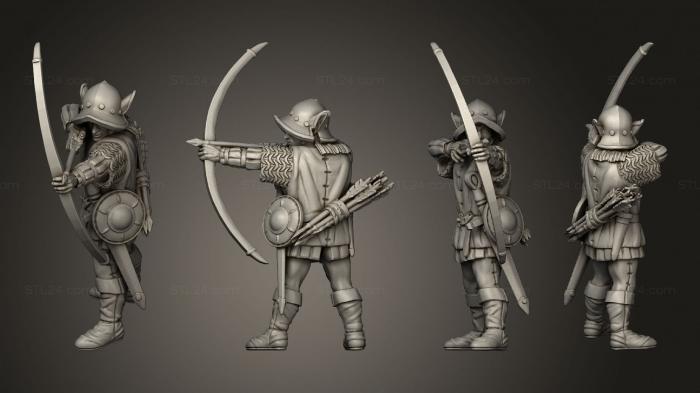 Military figurines (Ranged Infantry 01, STKW_11224) 3D models for cnc