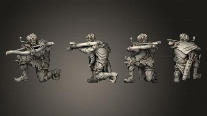 Military figurines (Ranger Bandit Crossbow A, STKW_11244) 3D models for cnc