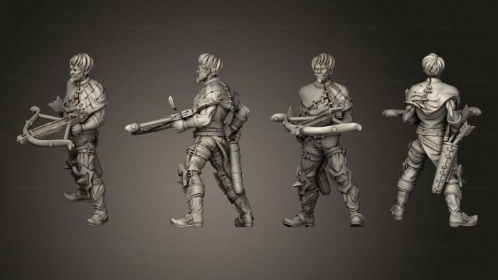 Military figurines (Ranger Bandit Crossbow B, STKW_11245) 3D models for cnc