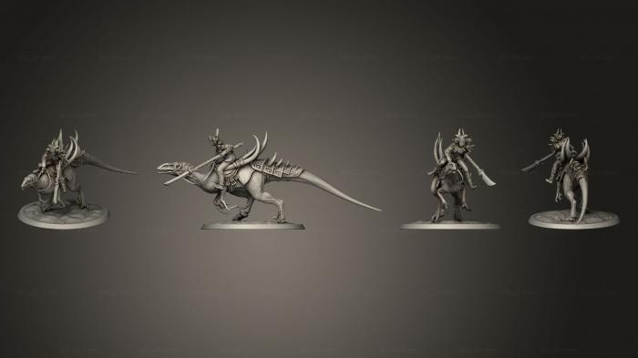 Military figurines (Raptor Run Spear 01, STKW_11263) 3D models for cnc