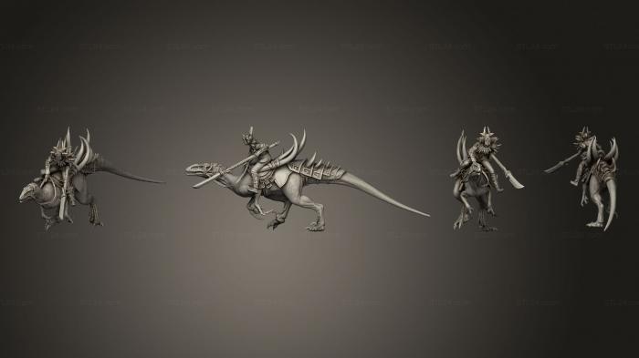 Military figurines (Raptor Run Spear 02, STKW_11264) 3D models for cnc