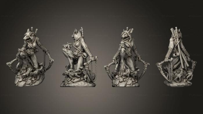 Military figurines (Rat Ninja, STKW_11298) 3D models for cnc