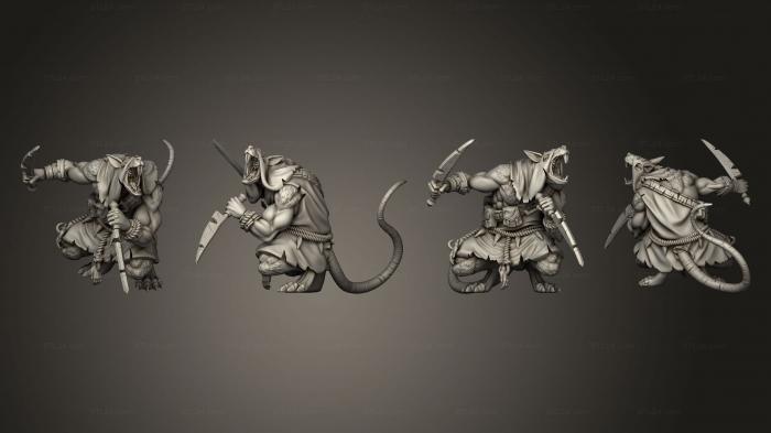 Military figurines (Ravager Warrior C, STKW_11336) 3D models for cnc