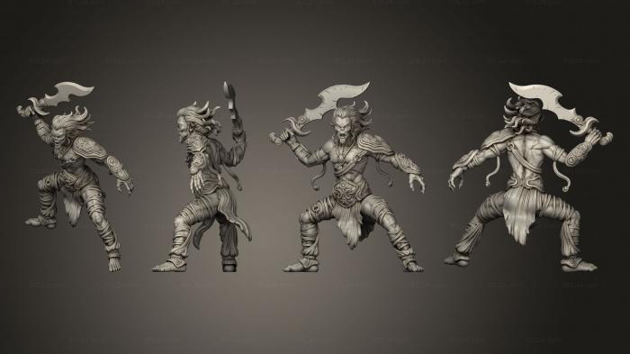 Military figurines (Reaver Warriors 2, STKW_11350) 3D models for cnc