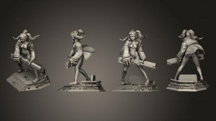 Military figurines (Rebecca, STKW_11352) 3D models for cnc