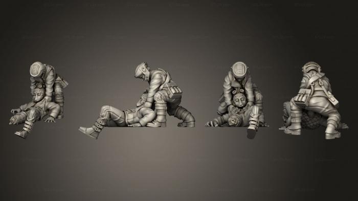 Military figurines (Rebel medics 1 002, STKW_11355) 3D models for cnc