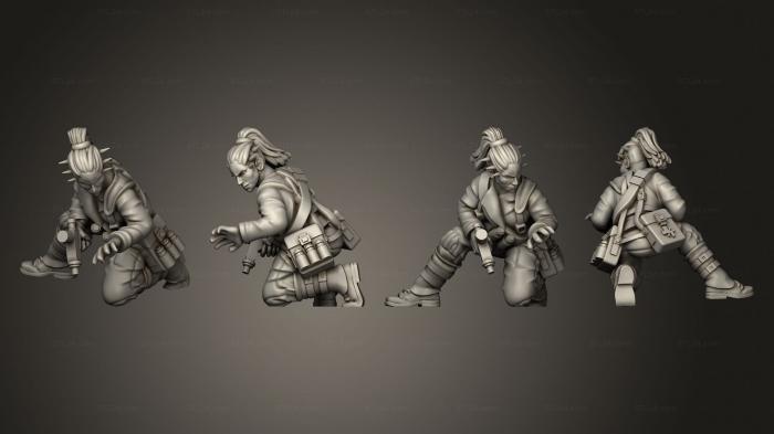 Military figurines (Rebel medics 1 003, STKW_11356) 3D models for cnc