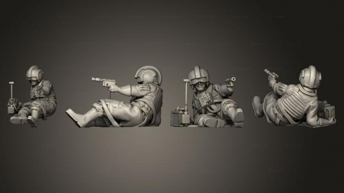 Military figurines (Rebel Objective, STKW_11359) 3D models for cnc