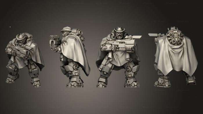 Military figurines (Recon Prime Strikers Snipers gunslinger 03, STKW_11370) 3D models for cnc