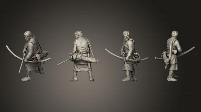 Military figurines (Reconquer Archer 02, STKW_11372) 3D models for cnc