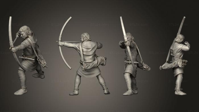 Military figurines (Reconquer Archer 03, STKW_11373) 3D models for cnc