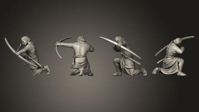 Military figurines (Reconquer Archer 04, STKW_11374) 3D models for cnc
