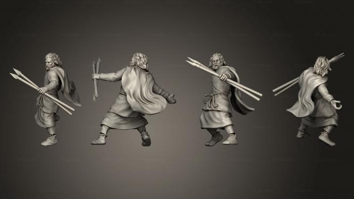 Military figurines (Reconquer Archer 11, STKW_11381) 3D models for cnc