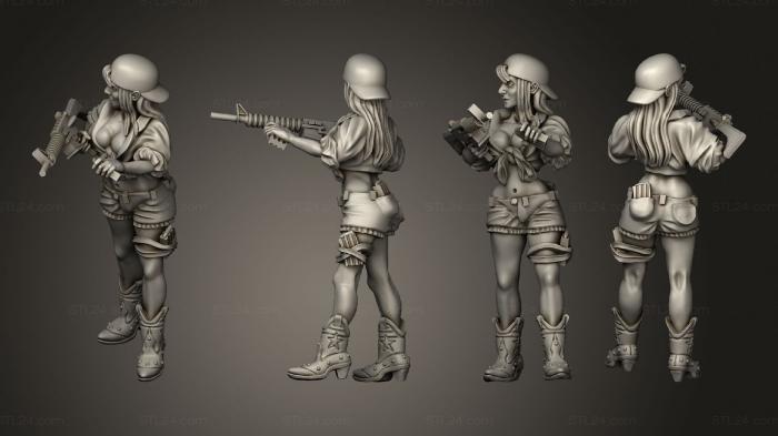 Military figurines (Redneck Survivors generic 12, STKW_11410) 3D models for cnc