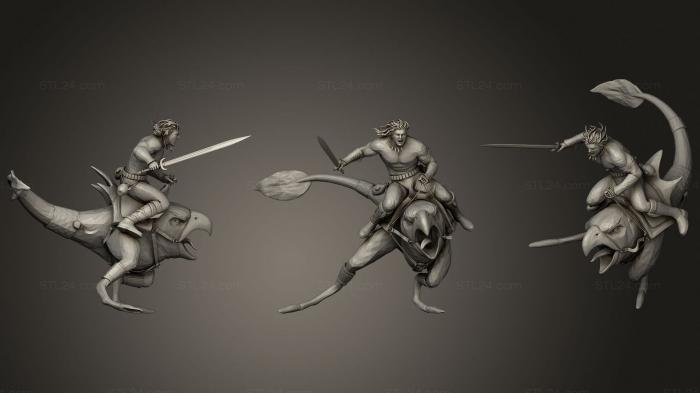 Military figurines (Golden axe, STKW_1142) 3D models for cnc
