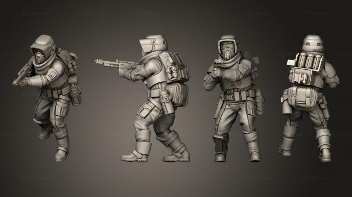 Military figurines (Special Forces, STKW_11421) 3D models for cnc