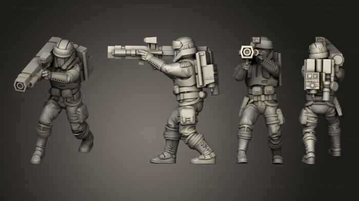 Military figurines (remnant 04, STKW_11422) 3D models for cnc