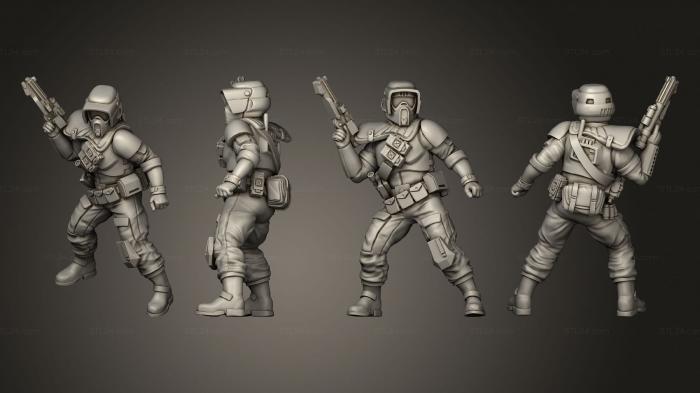 Military figurines (remnant 06, STKW_11424) 3D models for cnc