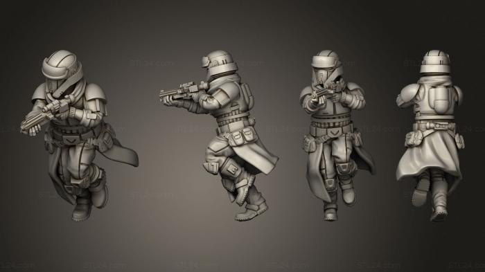 Military figurines (remnant 07, STKW_11425) 3D models for cnc