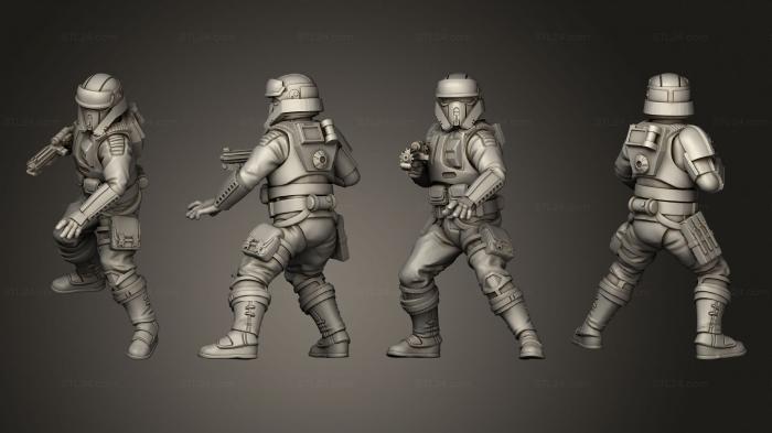 Military figurines (remnant 09, STKW_11427) 3D models for cnc