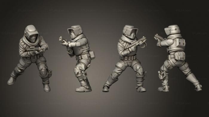 Military figurines (remnant 10, STKW_11428) 3D models for cnc
