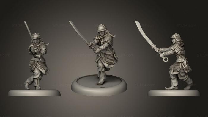 Military figurines (Golden Sentinel B, STKW_1143) 3D models for cnc