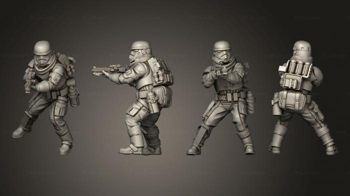 Military figurines (remnant 13, STKW_11431) 3D models for cnc