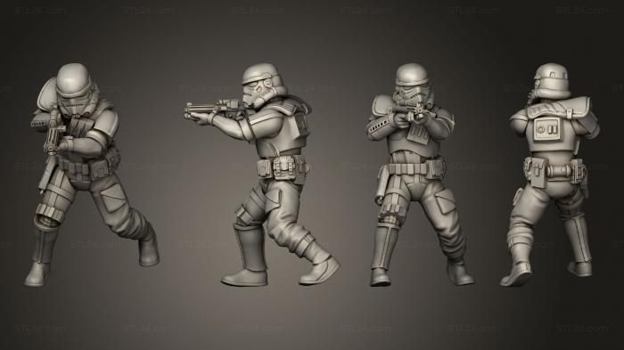 Military figurines (remnant 17, STKW_11435) 3D models for cnc