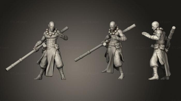 Military figurines (Goliath Monk Miniature, STKW_1144) 3D models for cnc