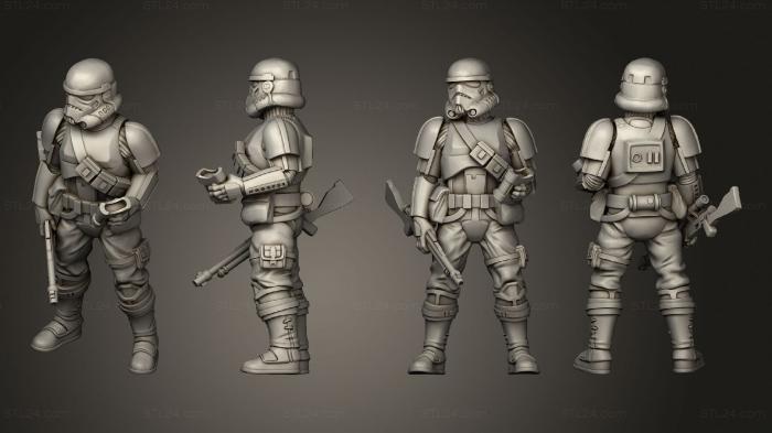 Military figurines (remnant 22, STKW_11440) 3D models for cnc