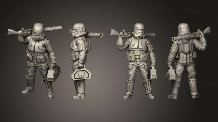 Military figurines (remnant 26, STKW_11444) 3D models for cnc