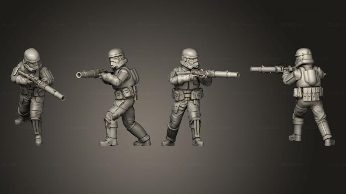 Military figurines (remnant 27, STKW_11445) 3D models for cnc