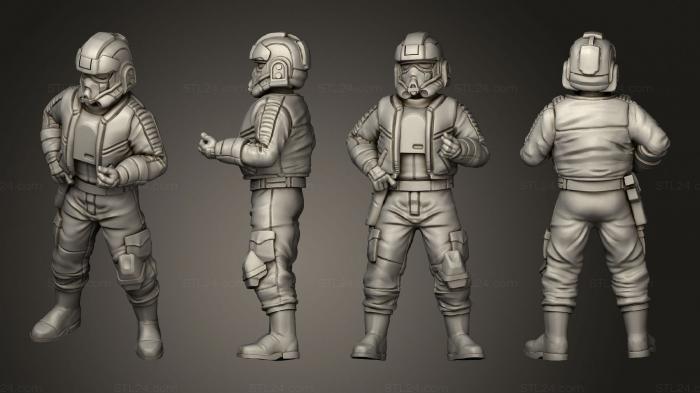 Military figurines (remnant 28, STKW_11446) 3D models for cnc
