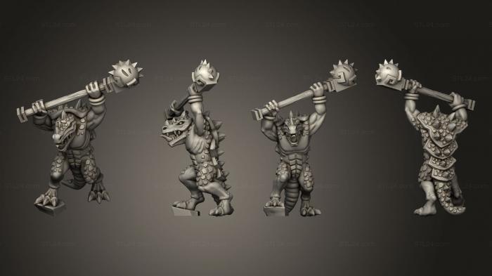 Military figurines (reptilian hulk 03, STKW_11486) 3D models for cnc
