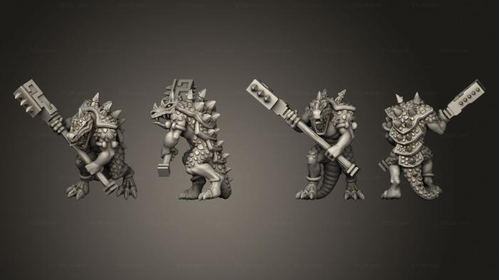 Military figurines (reptilian hulk 04, STKW_11487) 3D models for cnc