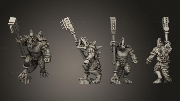 Military figurines (reptilian hulk 06, STKW_11489) 3D models for cnc