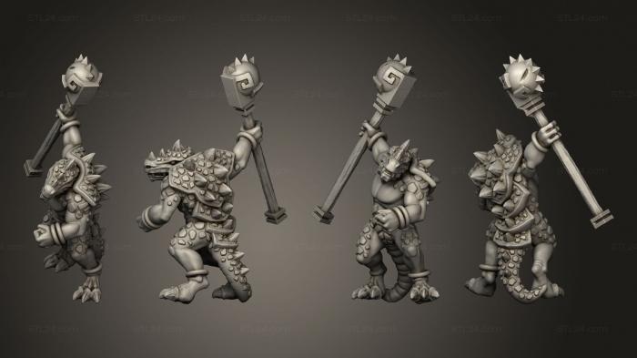 Military figurines (reptilian hulk 08, STKW_11491) 3D models for cnc