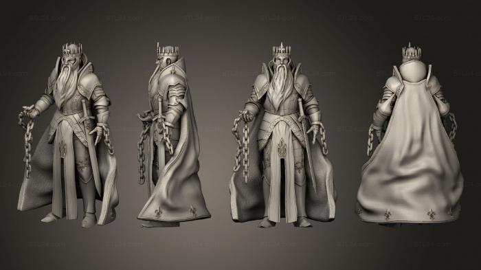 Military figurines (Revenant King, STKW_11559) 3D models for cnc