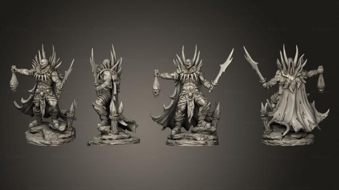 Military figurines (Rhel Corrupted Barbarian Rhel 3, STKW_11565) 3D models for cnc