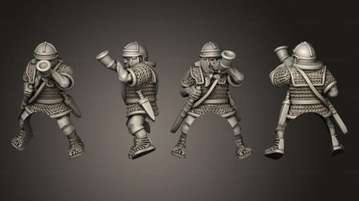Military figurines (RIDERS MUSICIAN B, STKW_11605) 3D models for cnc