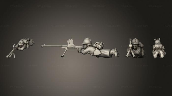 Military figurines (RIFLE 01, STKW_11618) 3D models for cnc