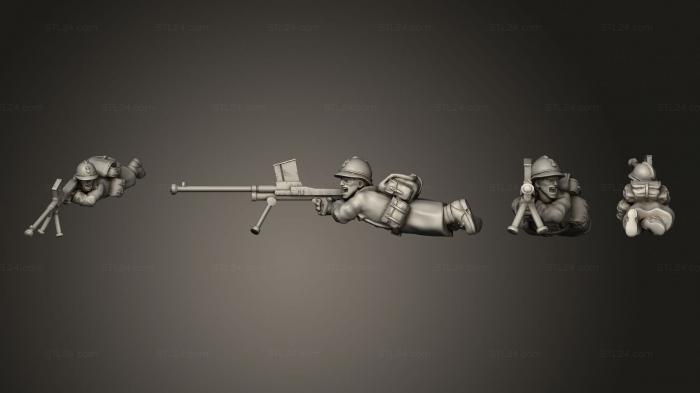 Military figurines (RIFLE 02, STKW_11619) 3D models for cnc