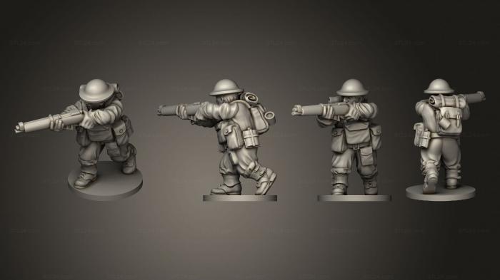 Military figurines (RIFLEMAN 01, STKW_11622) 3D models for cnc