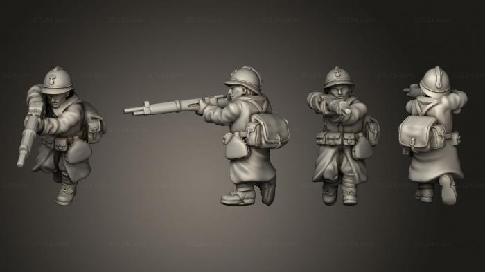 Military figurines (RIFLEMAN 01, STKW_11623) 3D models for cnc
